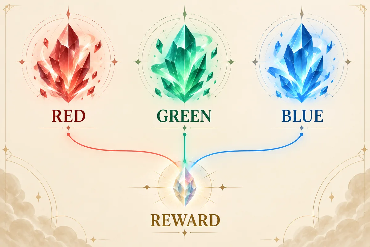 Original editorial comparison graphic showing red, green, and blue Will Seed progress markers